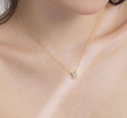 NECKLACES - Moon rectangle