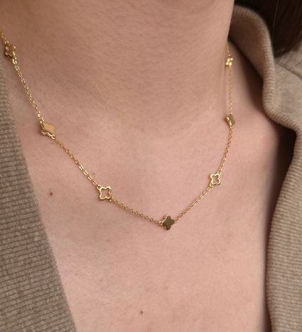 NECKLACES - moon of lucky clover