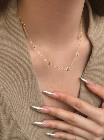 NECKLACES - moon of lucky clover