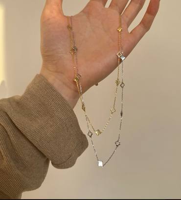 NECKLACES - moon of lucky clover