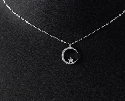NECKLACES - Moon with star