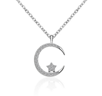 NECKLACES - Moon with star